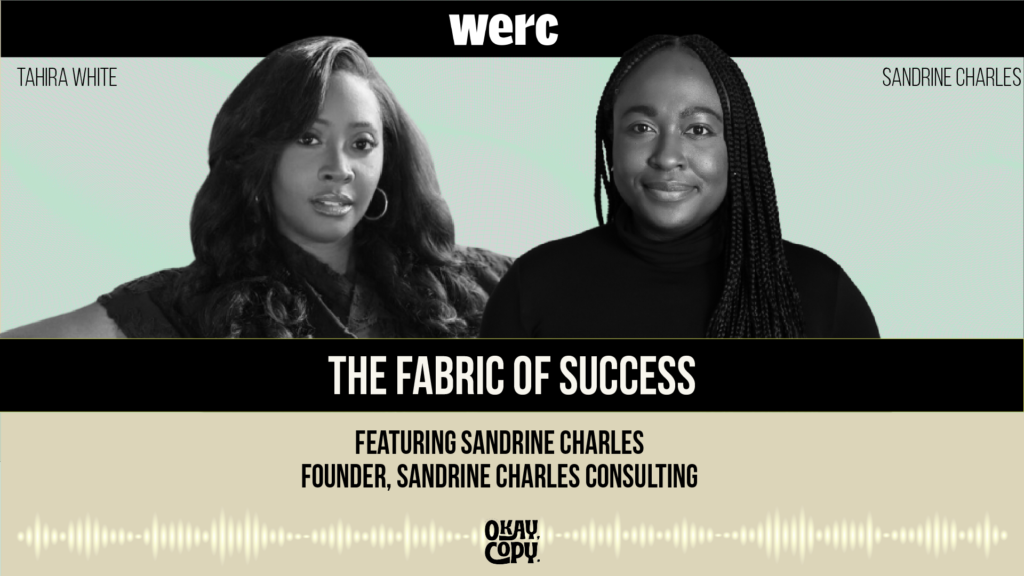 Sandrine Charles & Tahira White for the Okay Copy Podcast by Wercflow